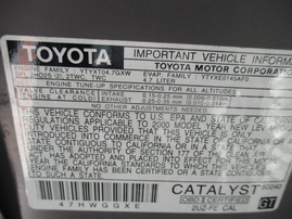 2000 TOYOTA TUNDRA SR5 LAVENDER XTRA CAB 4.7L AT 2WD Z17623